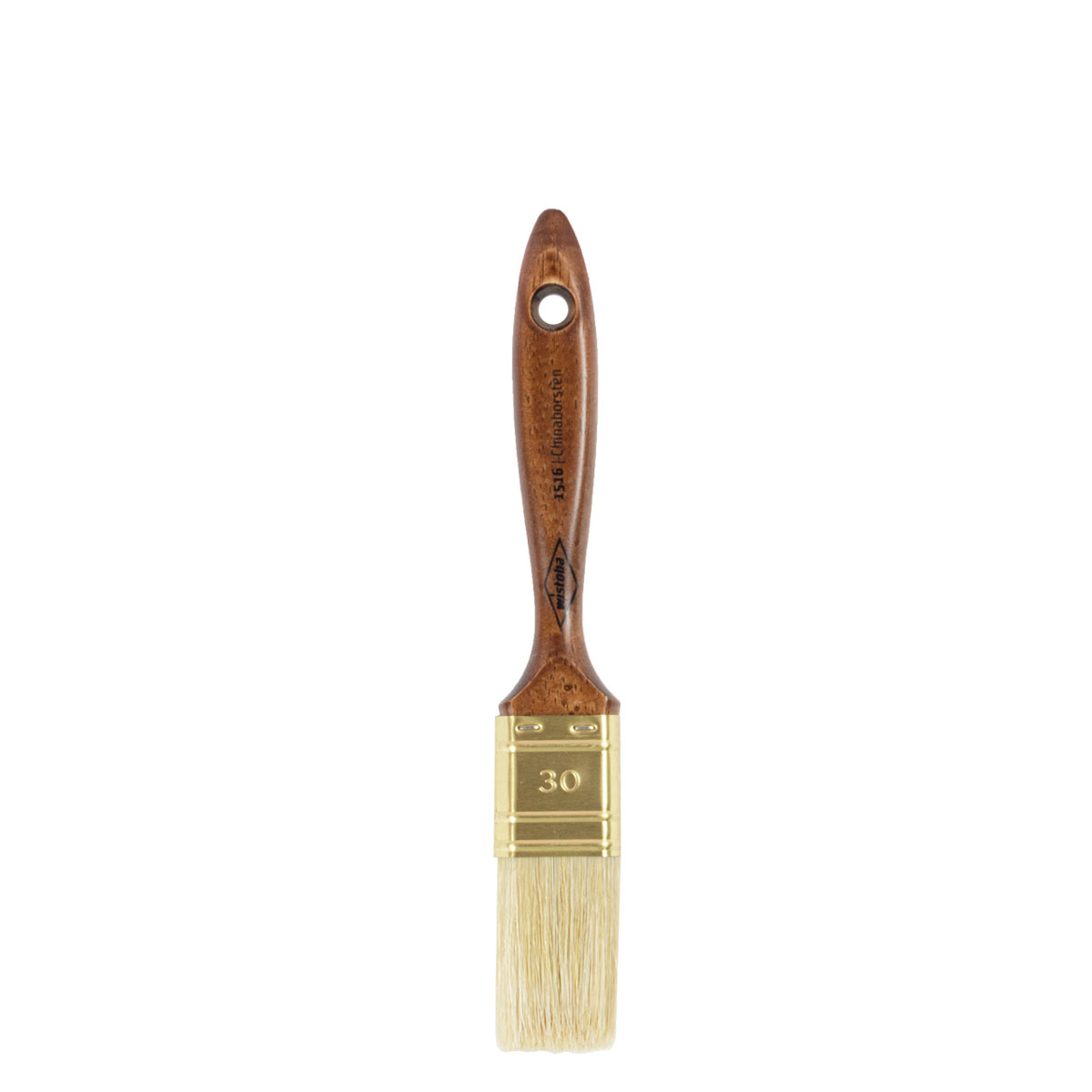 Wistoba Profi Malerflachpinsel 1516.99mm, helle Chinaborsten, Lasurpinsel, Lackpinsel