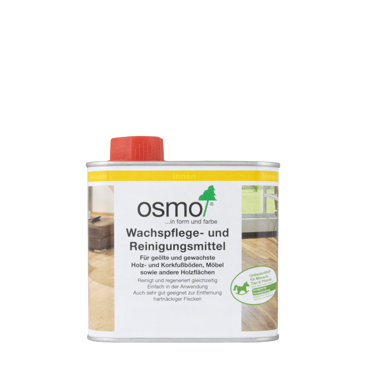 Osmo Wachspflege- und Reinigungsmittel 3029 farblos 500ml, Pflegewachs, Reiniger, Pflegemittel, Holzöl