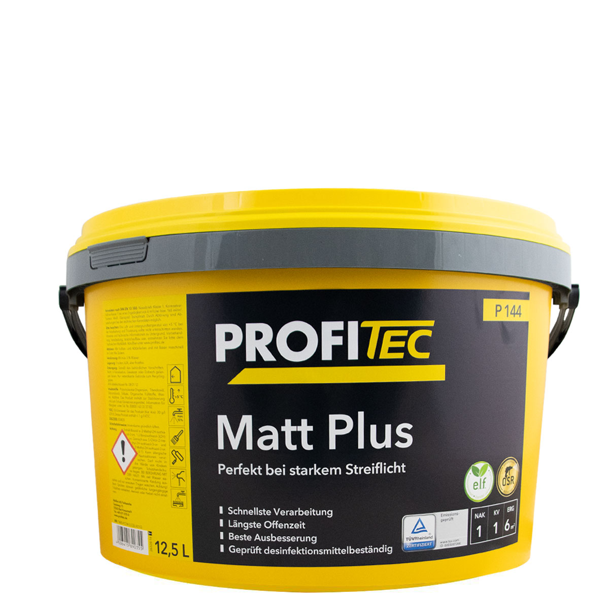 Profitec P144 Matt Plus 12,5l weiss, Wandfarbe, streifenfreie Oberfläche