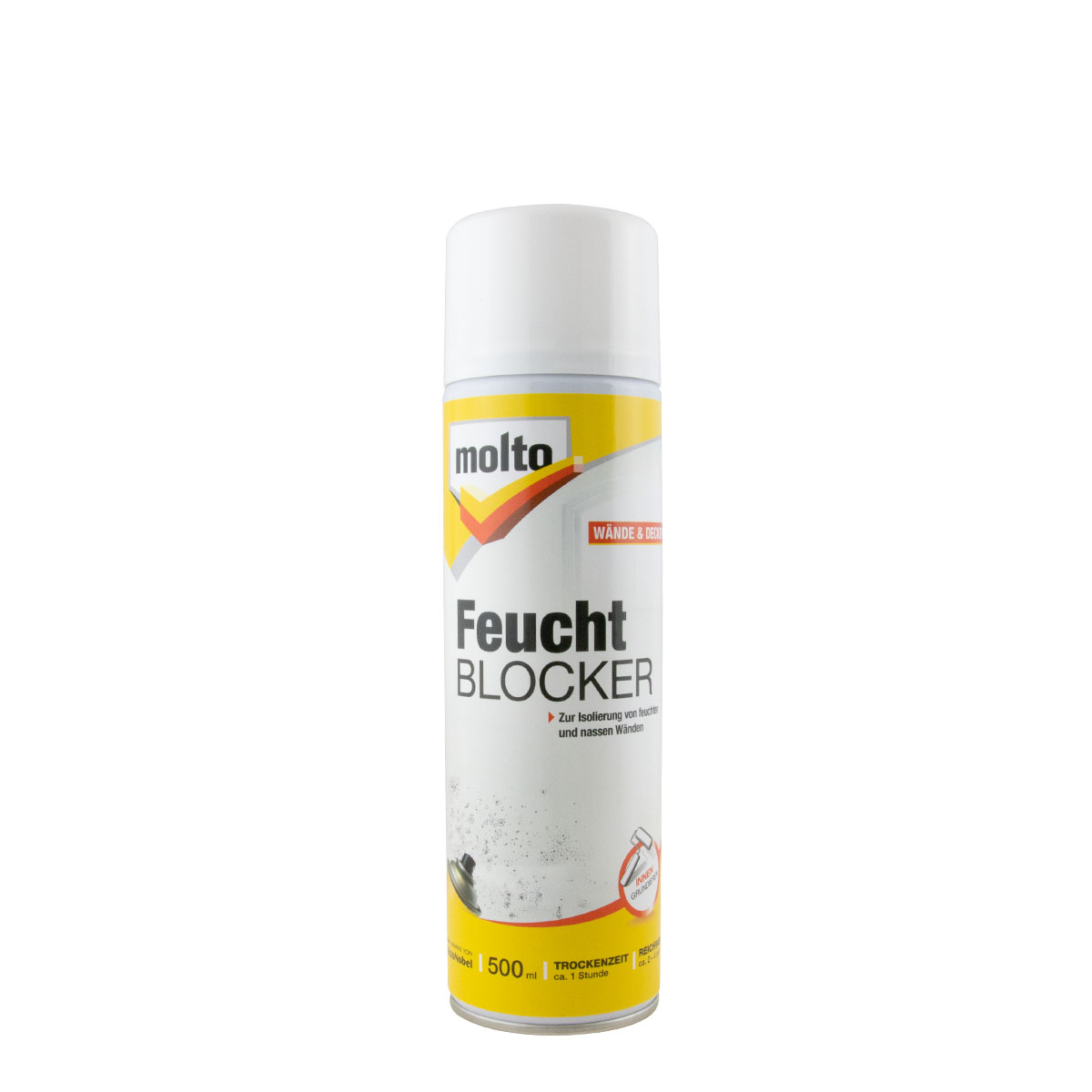 Molto Feucht Blocker Spray 500ml, Isoliergrund, Isolierspray, Sperrgrund