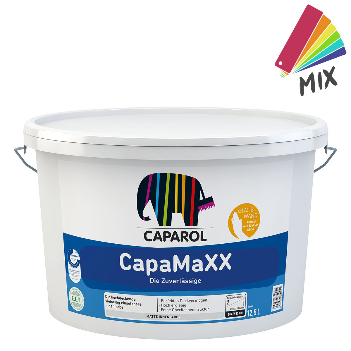 Caparol CapaMaXX 12,5L MIX PG S, inenfarbe, hochdeckend, stumpfmatt