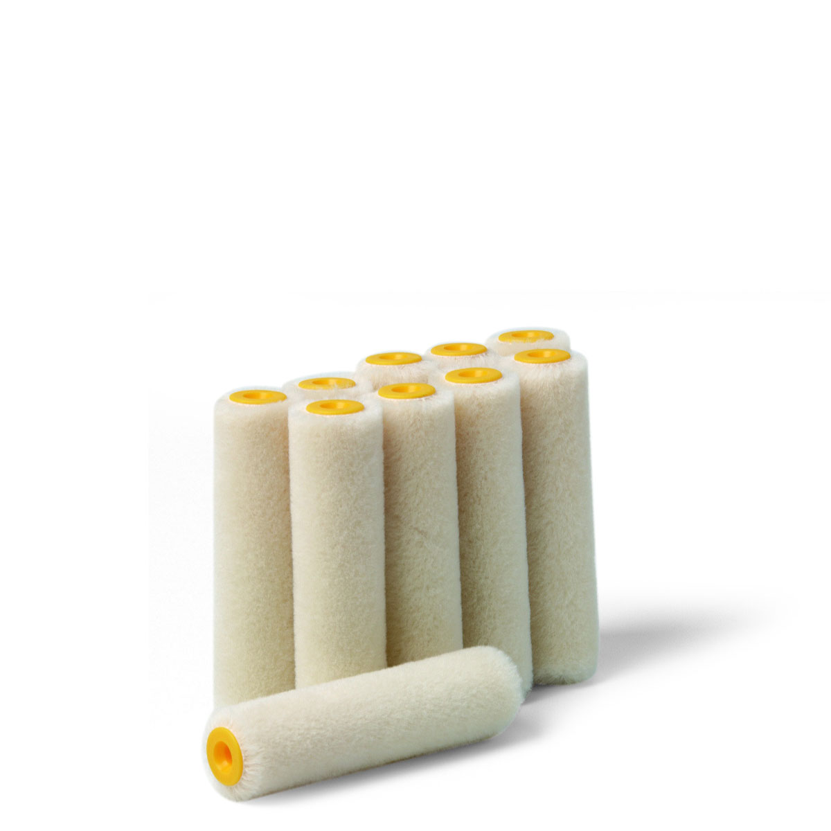 10x Schuller Lackrolle Velours (Velvet )10cm #20040, 4mm Flor, Lackwalze, Farbwalze