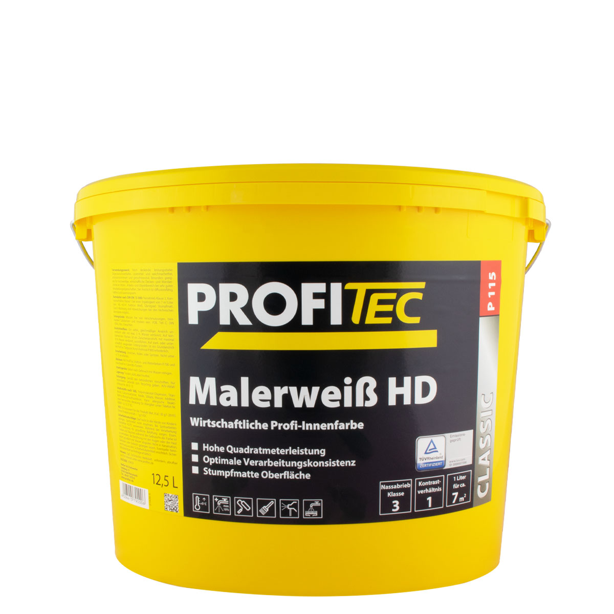 Profitec Malerweiß HD P115 12,5L weiss, gute Deckkraft