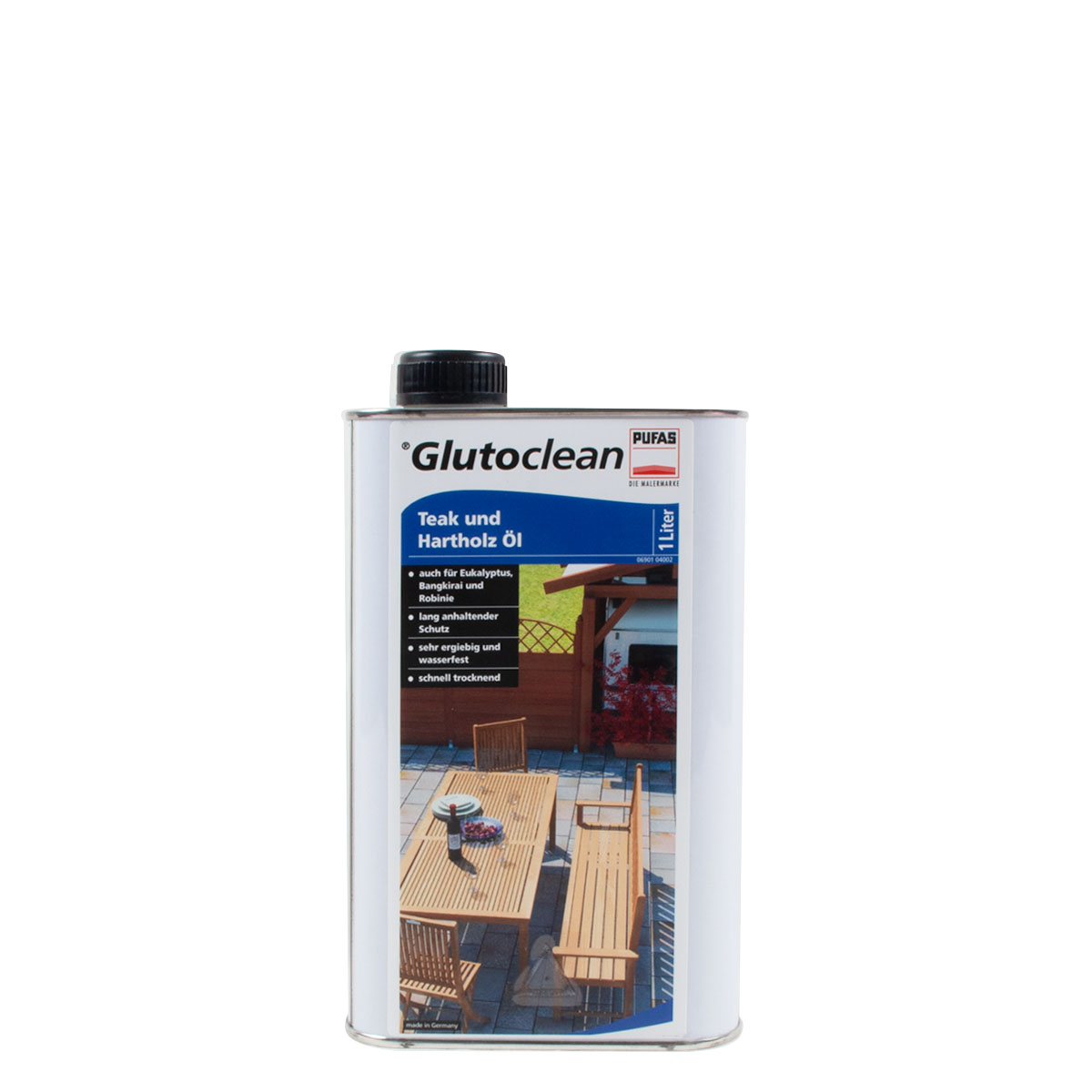 Glutoclean Teak und Hartholz Öl 1L, Holzöl, Holzpflegeöl