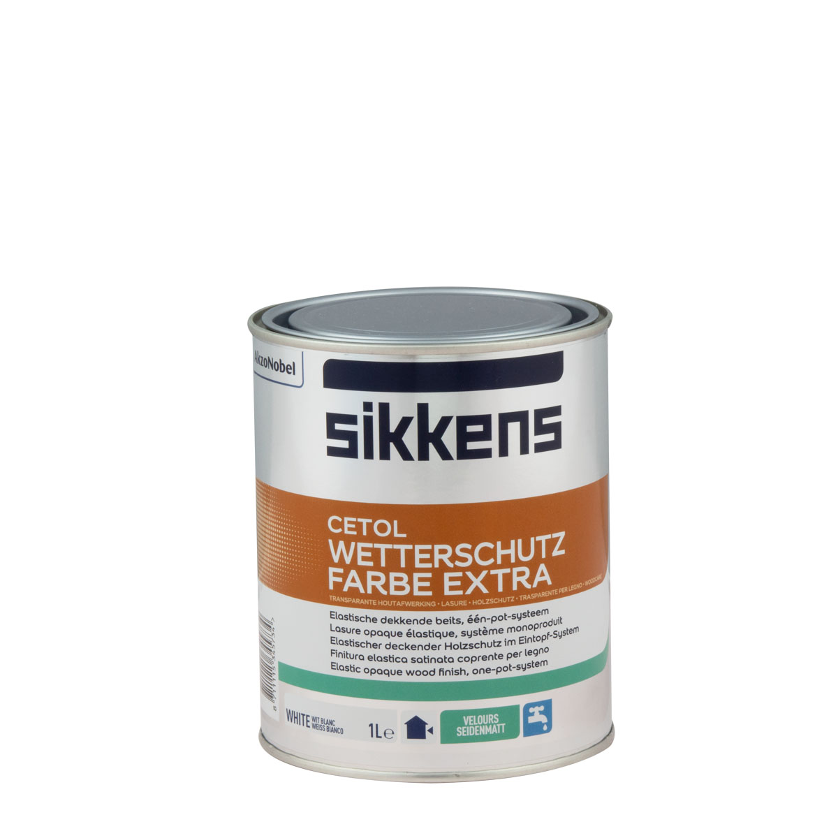 Sikkens Cetol Wetterschutzfarbe extra 1L weiss, seidenmatt