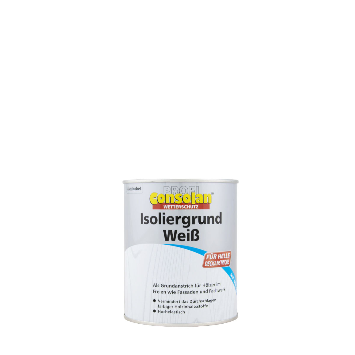 Consolan Profi Isoliergrund Weiß 750ml, Sperrgrund, deckende Grundierung