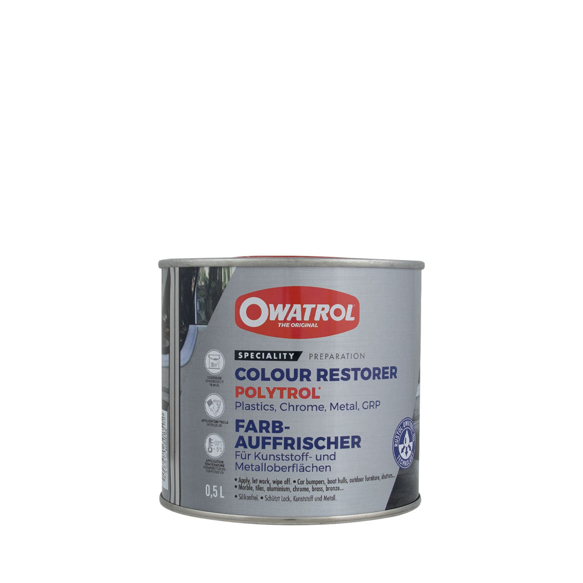 Owatrol Polytrol 0,5L Farb-Auffrischer Kunststoff & Metall