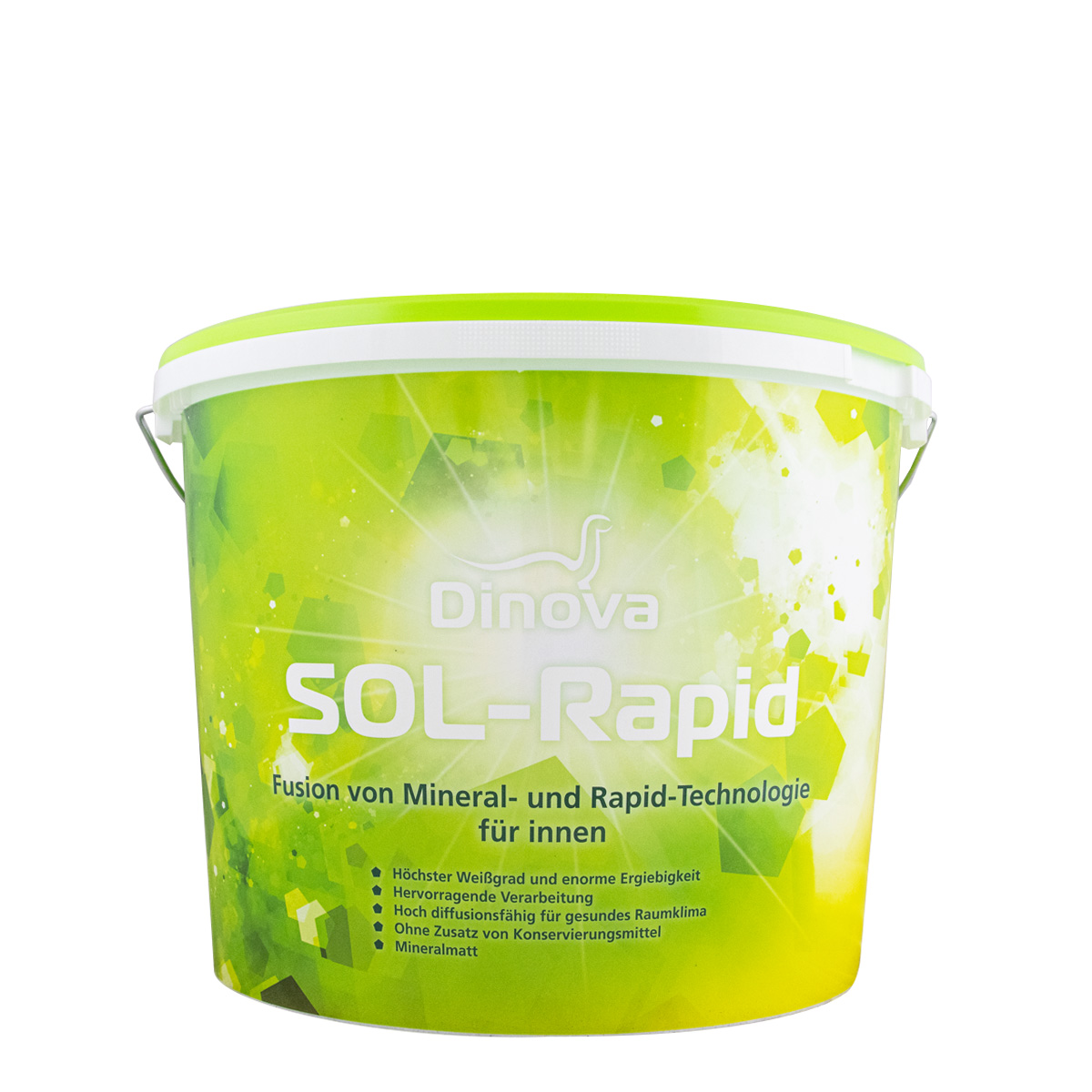 Dinova Sol Rapid 12,5L weiss, Dispersionssilikatfarbe, Wandfarbe