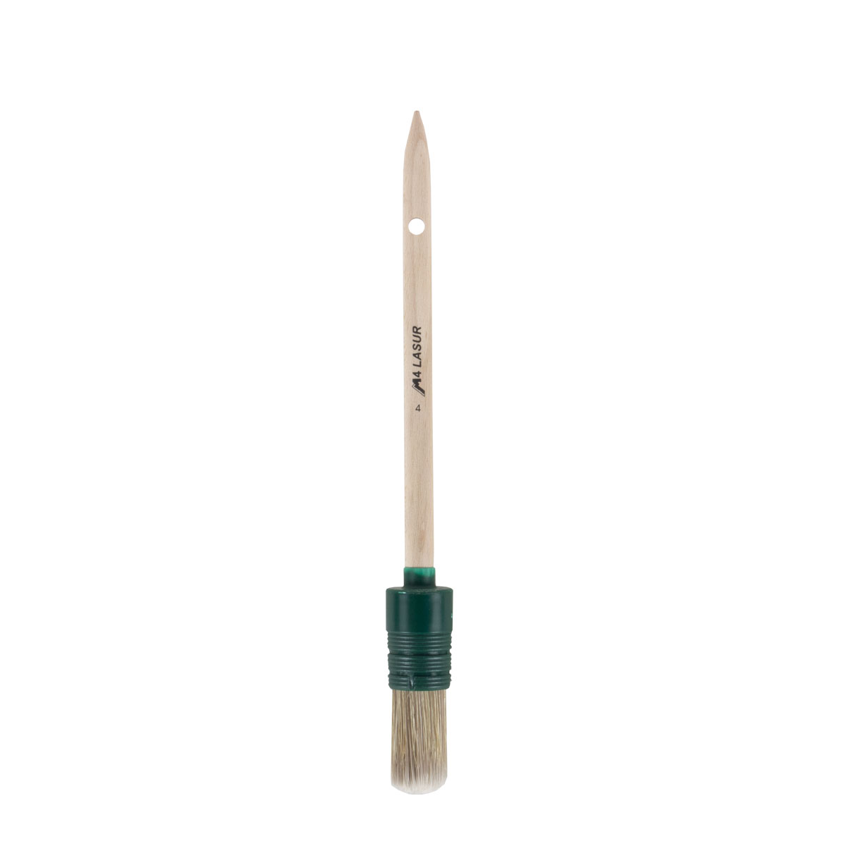 Ringpinsel Basic ,helle Borsten, Gr.4 Rundpinsel, Malerpinsel