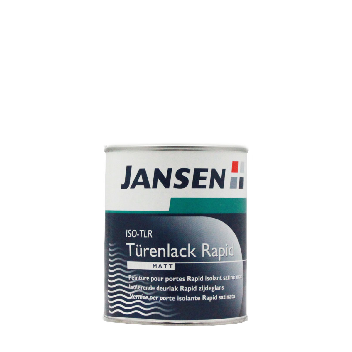 Jansen ISO-TLR Türenlack rapid weiss 750ml matt, Acryllack, Isolierfarbe, Weißlack