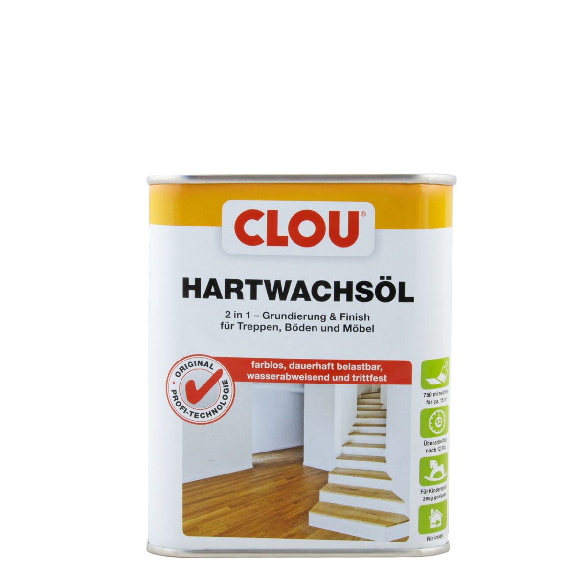 Clou Hartwachs-Öl 750ml farblos, schmutzabweisend