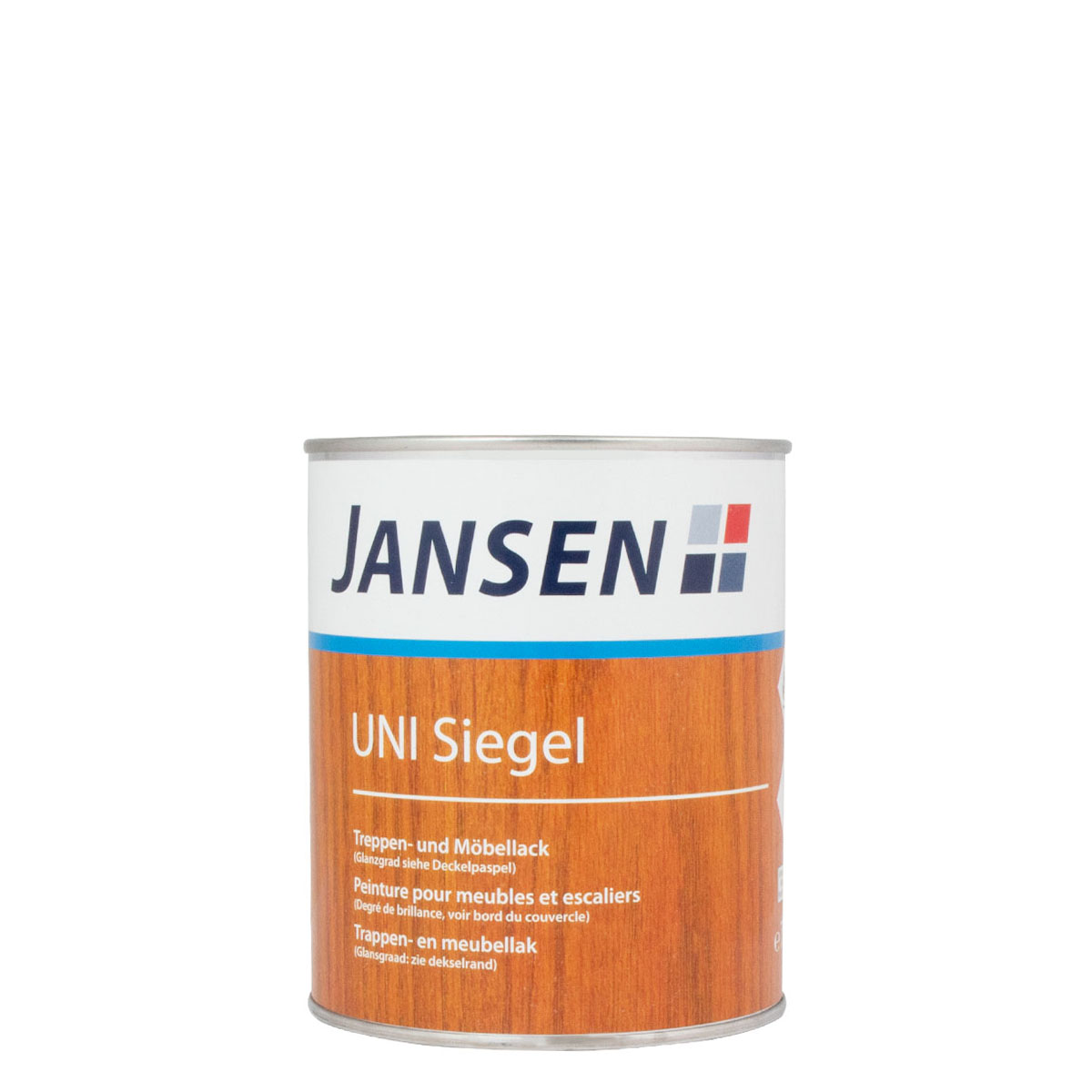 Jansen Uni Siegel 750ml farblos, hochglänzend, Klarlack, PU-Lack, Möbellack, Treppenlack