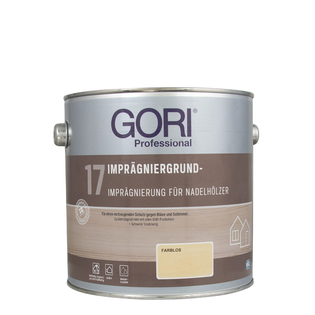 Gori 17 Imprägniergrund 2,5L farblos, Holzschutzgrundierung
