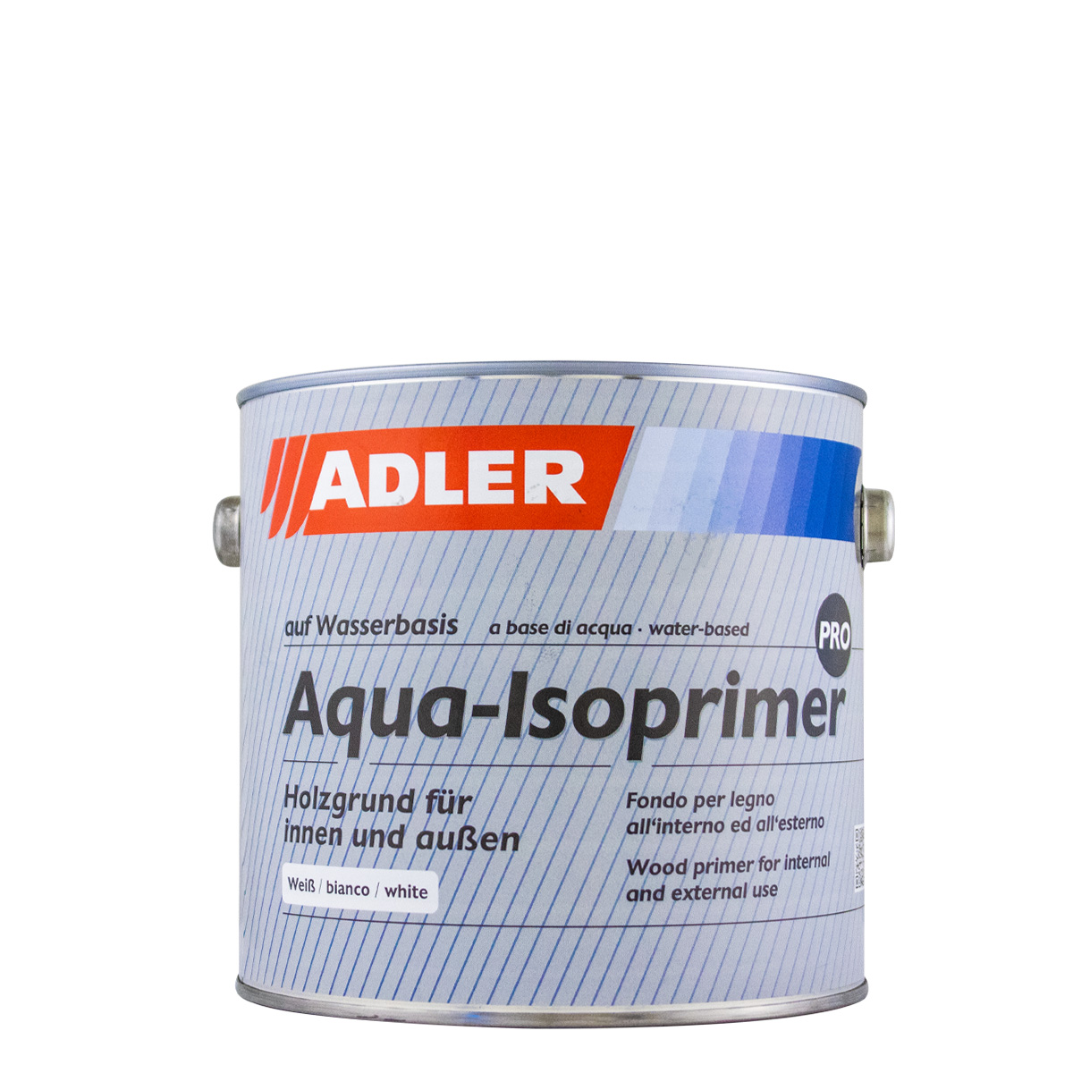 Adler Vivido Aqua-Primer Iso weiß 2,5L, isolierender Holzgrund