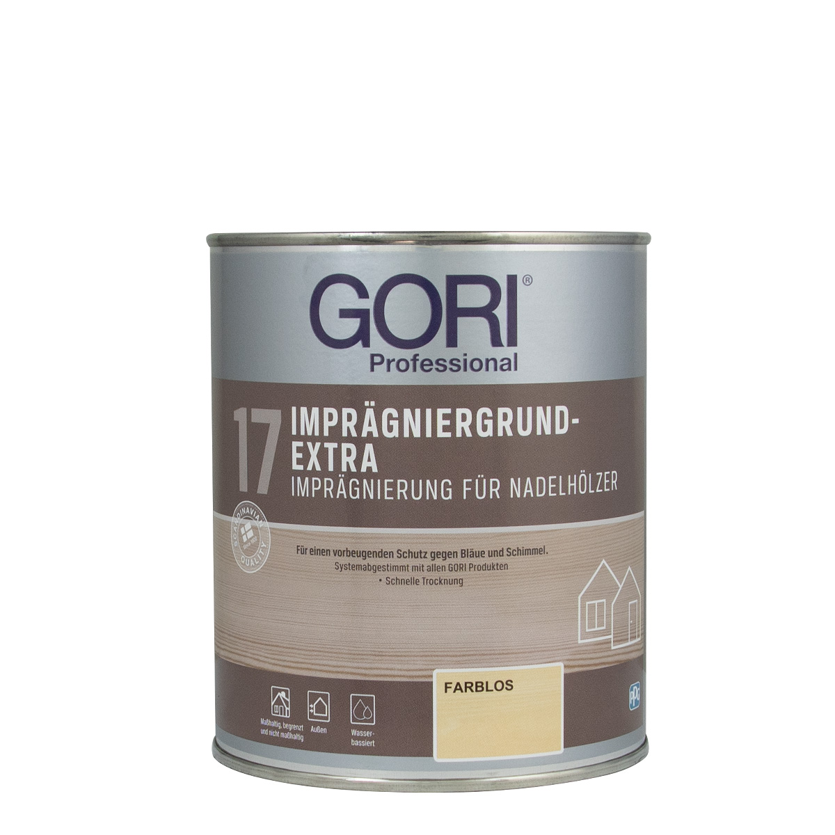 Gori 17 Imprägniergrund Extra 0,75L farblos, Holzschutzgrundierung