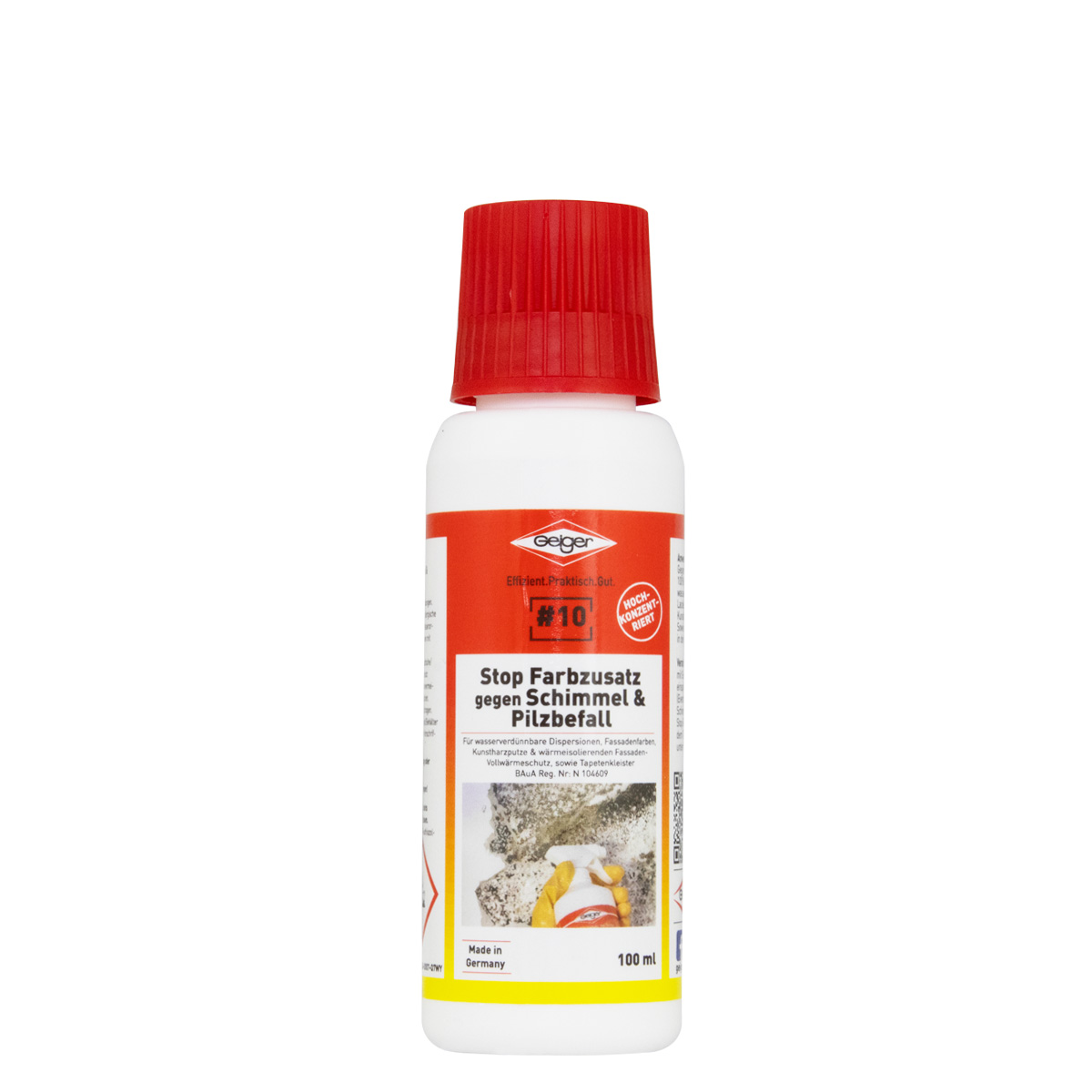 Geiger STOP hochkonzentrierter Farbzusatz gegen Schimmel und Pilzbefall NR10 100ml, Anti-Schimmel-Konzentrat