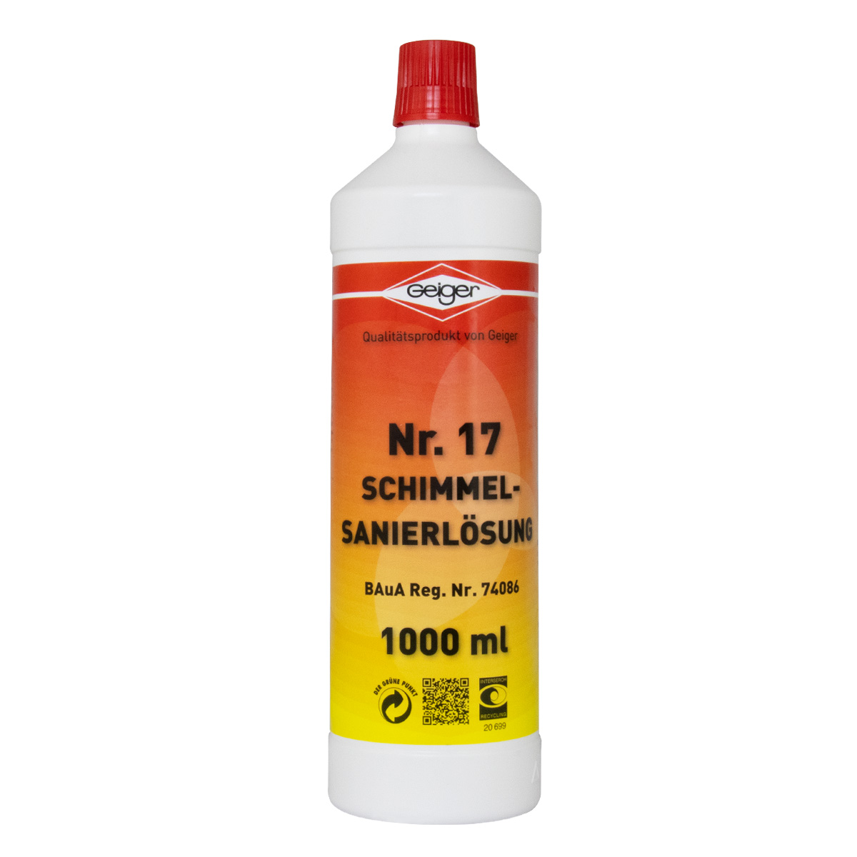 Geiger Schimmel-Sanierlösung NR17 1L, Schimmelentferner, Schimmelex