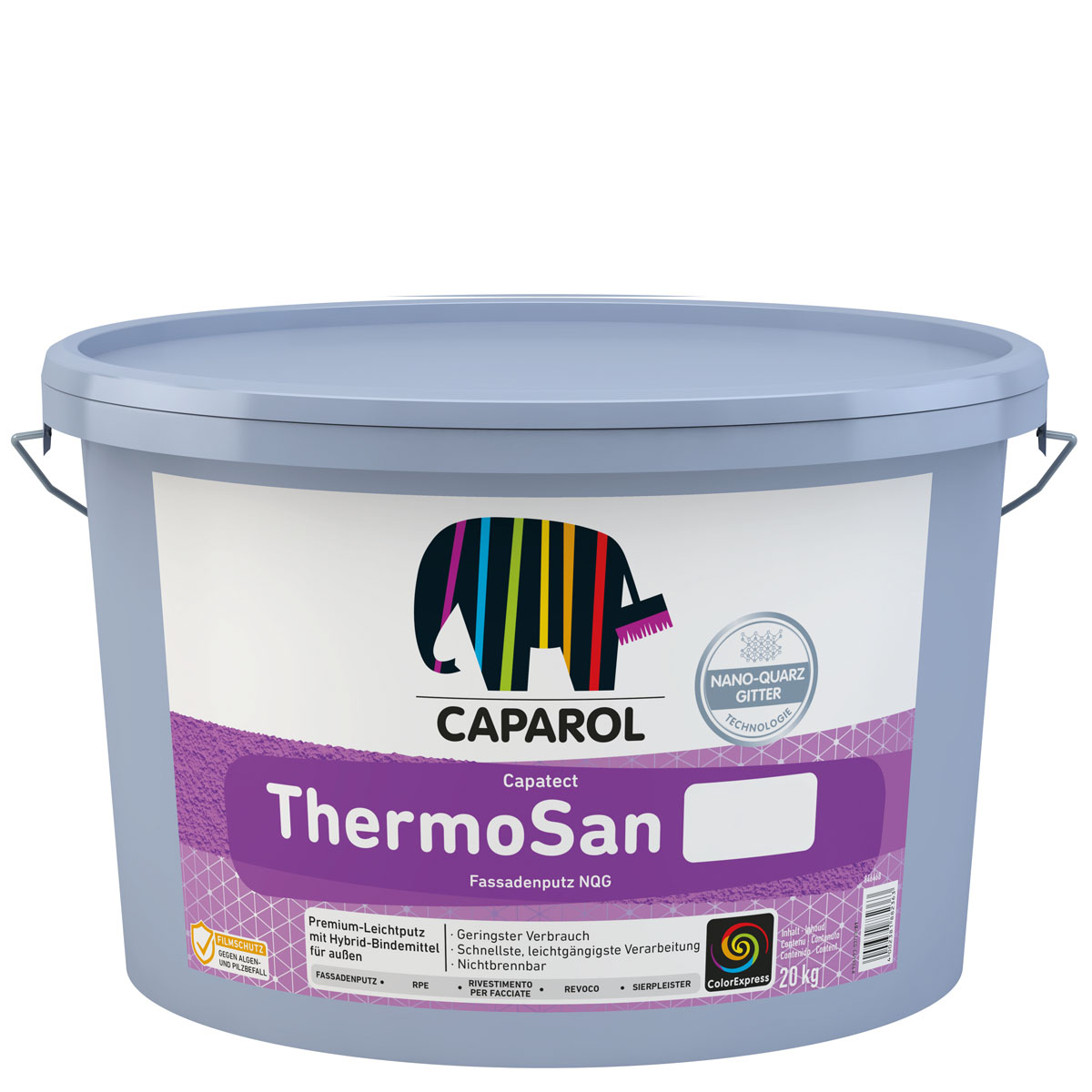 Caparol Capatect Thermosan Fassadenputz NQG K15 (1,5mm) 20kg, weiss