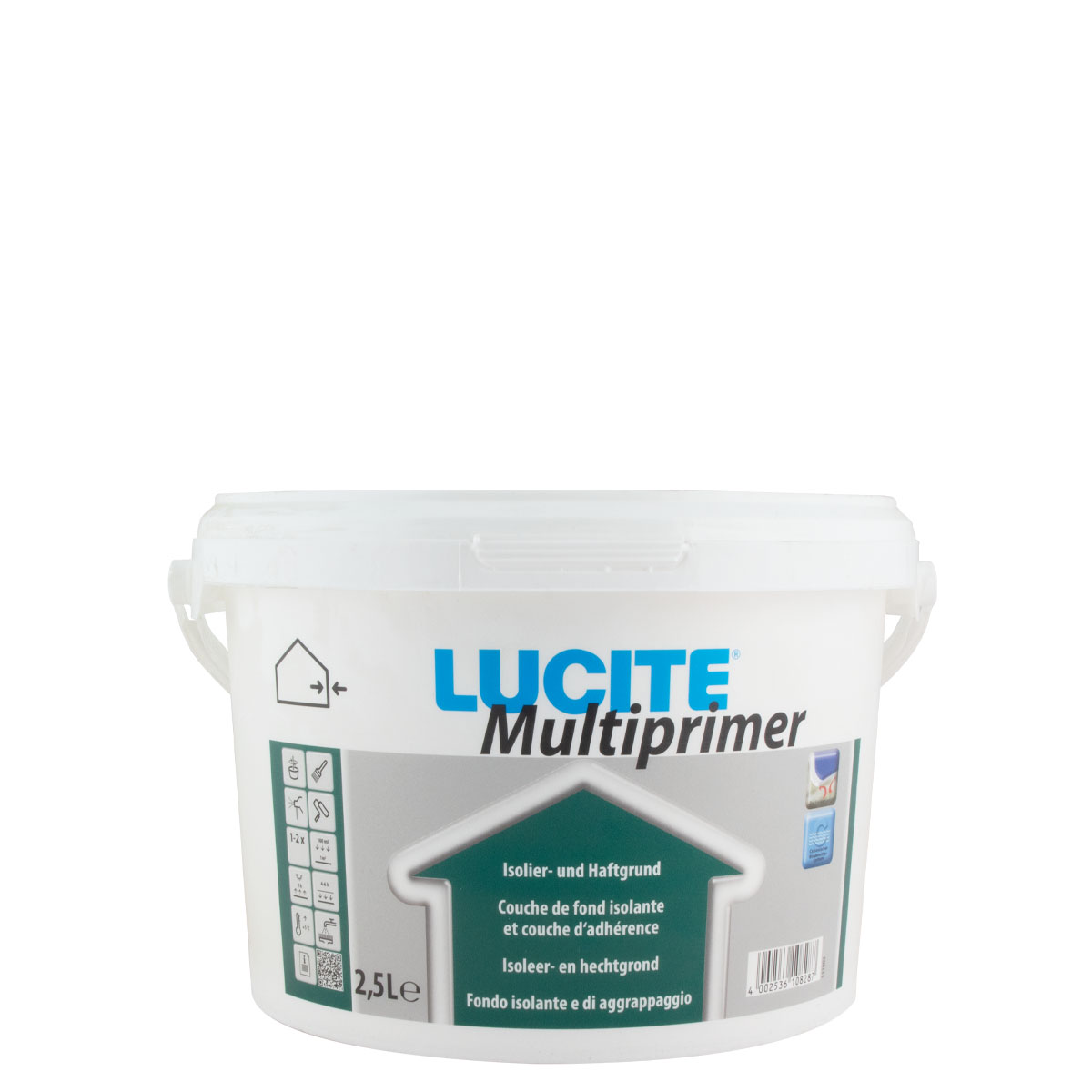 Lucite Multiprimer 2,5L weiß Isolier- und Haftgrund
