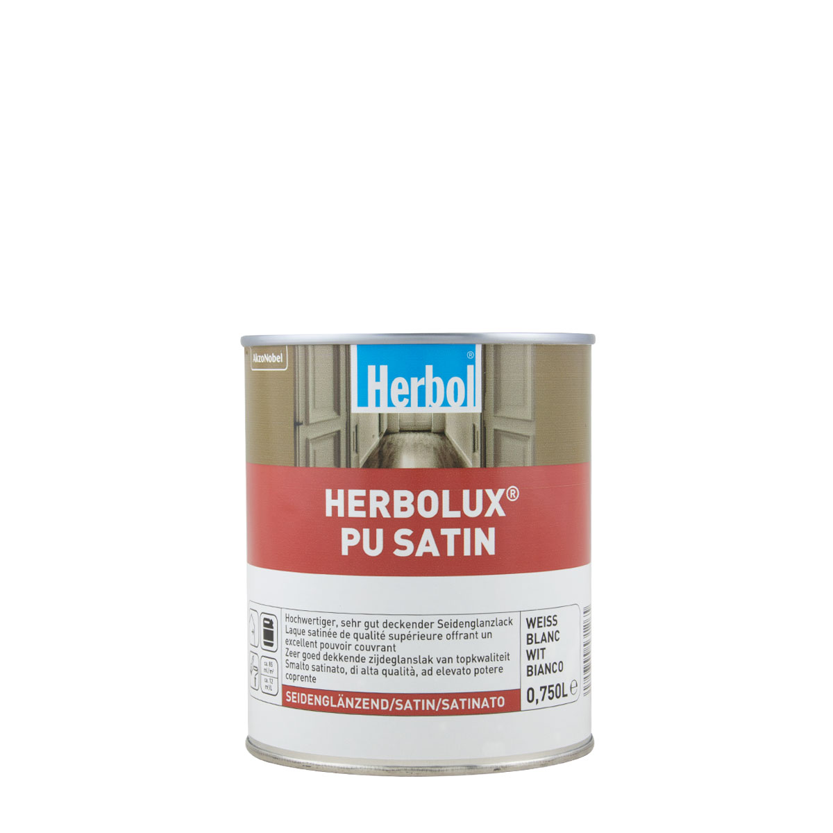 Herbol Herbolux PU Satin 750ml weiss, seidenglänzend
