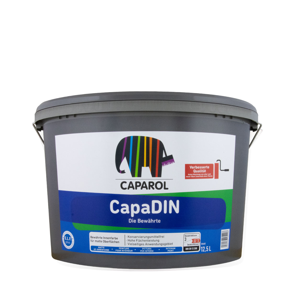 Caparol CapaDin KF 12,5L weiss, Innenfarbe, Wandfarbe