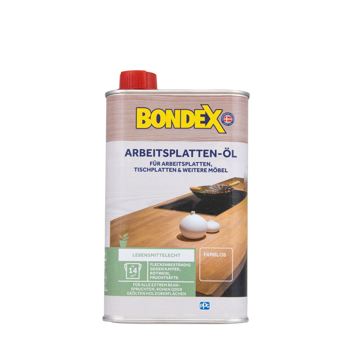 Bondex Arbeitsplatten-Öl farblos 500ml, Holzöl