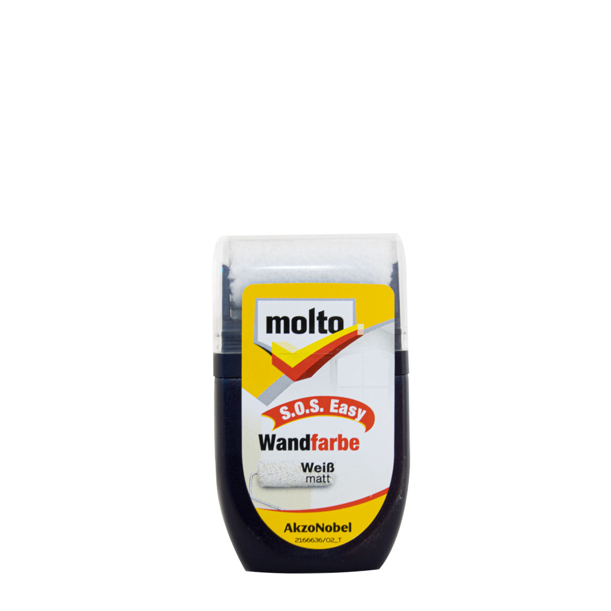 Molto S.O.S Easy Wandfarbe 30ml weiss, Ausbesserungsfarbe, Dispersionsfarbe